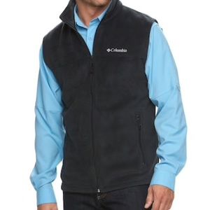 Columbia Fleece Zip-Up Vest